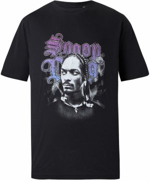 Only & Sons Tričko 'ONSSNOOP DOGG'  svetlosivá / fialová / čierna