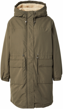 Vero Moda Curve Zimná parka 'VMCALMA'  tmavozelená
