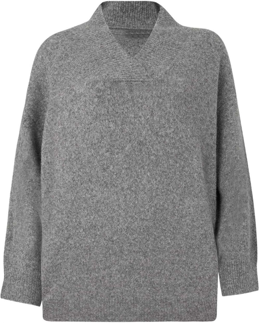 VERO MODA Sveter 'VMBANG'  sivá melírovaná