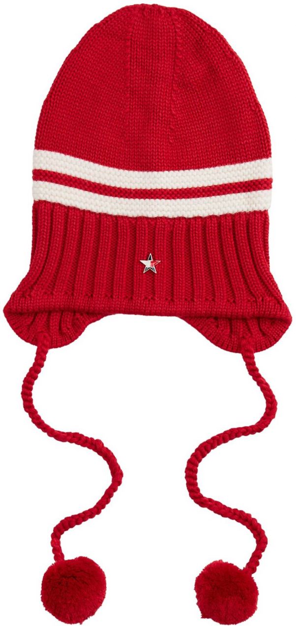 Tommy Jeans Čiapky  červená / prírodná biela