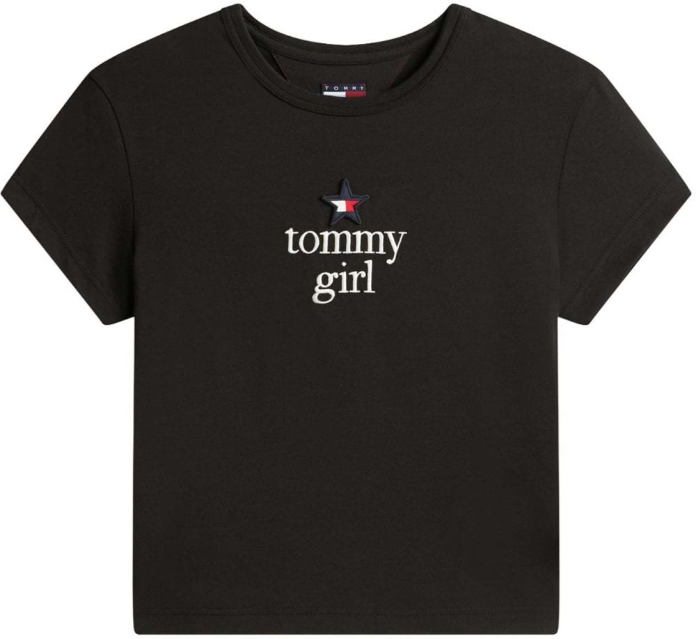 Tommy Jeans Tričko  námornícka modrá / červená / čierna / biela