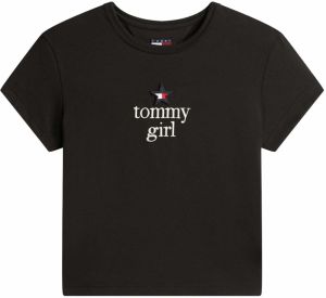 Tommy Jeans Tričko  námornícka modrá / červená / čierna / biela