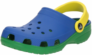 Crocs Otvorená obuv 'Classic'  modrá / žltá / zelená