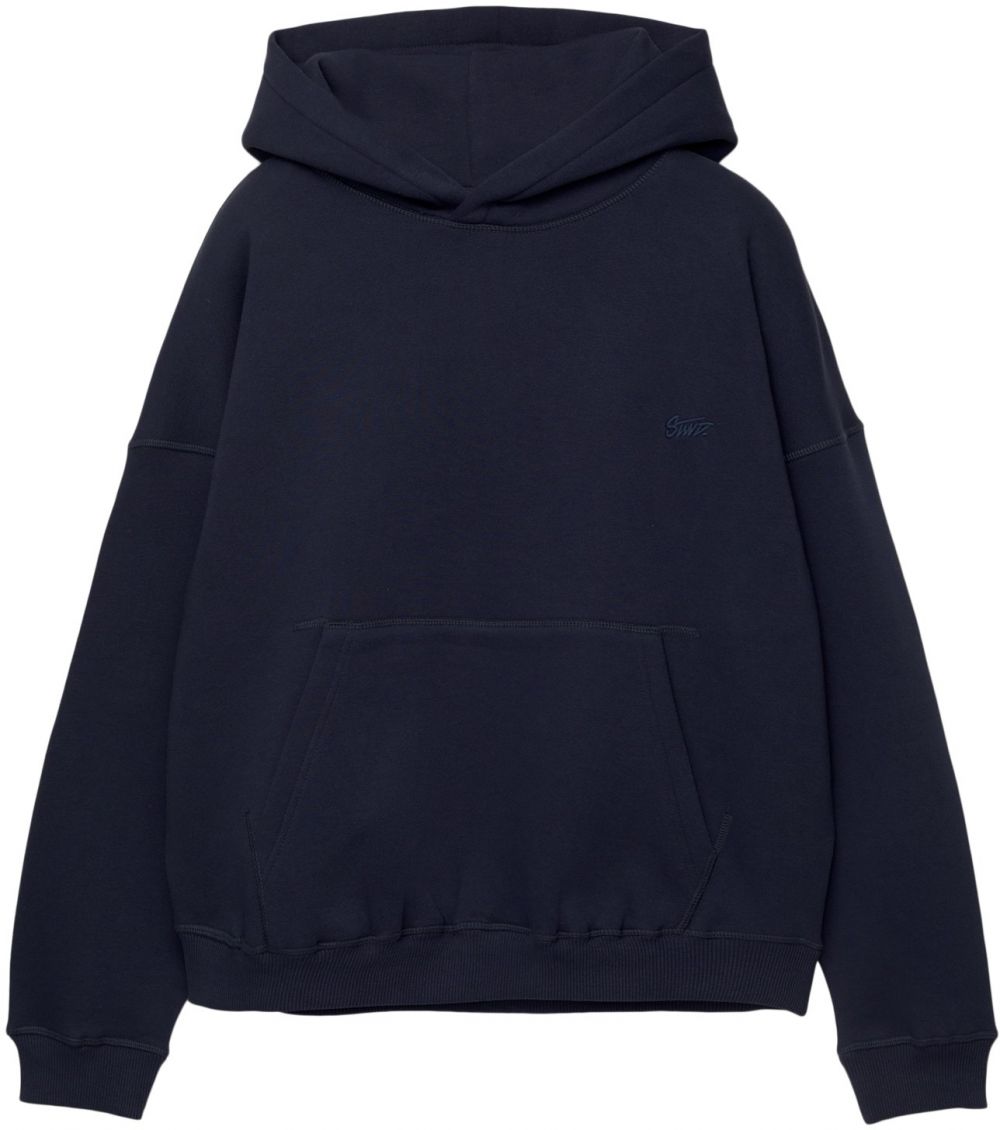 Pull&Bear Mikina 'STWD'  námornícka modrá / modrozelená / biela
