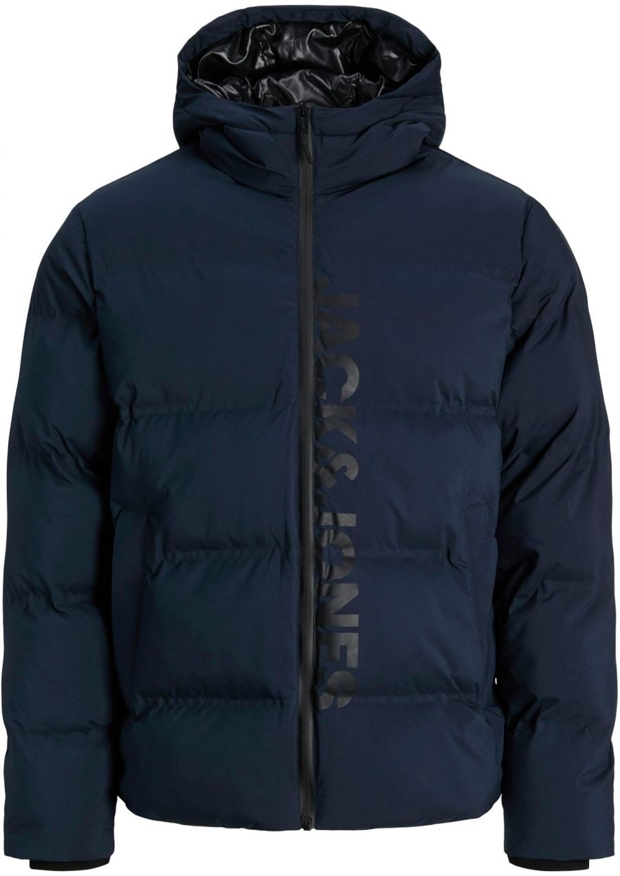JACK & JONES Prechodná bunda 'JJKAITO'  tmavomodrá / čierna