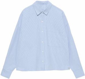 Pull&Bear Blúzka 'PACIFIC'  svetlomodrá / biela