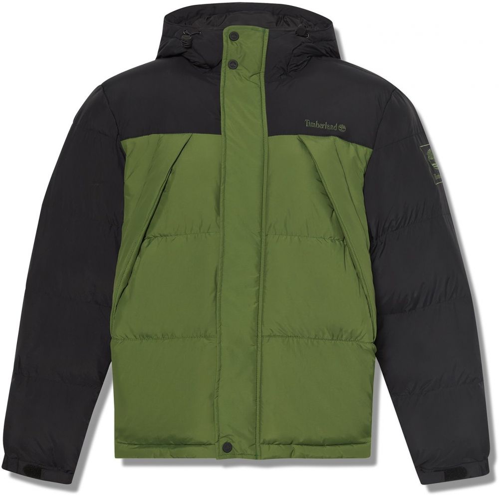 TIMBERLAND Zimná bunda  zelená / čierna