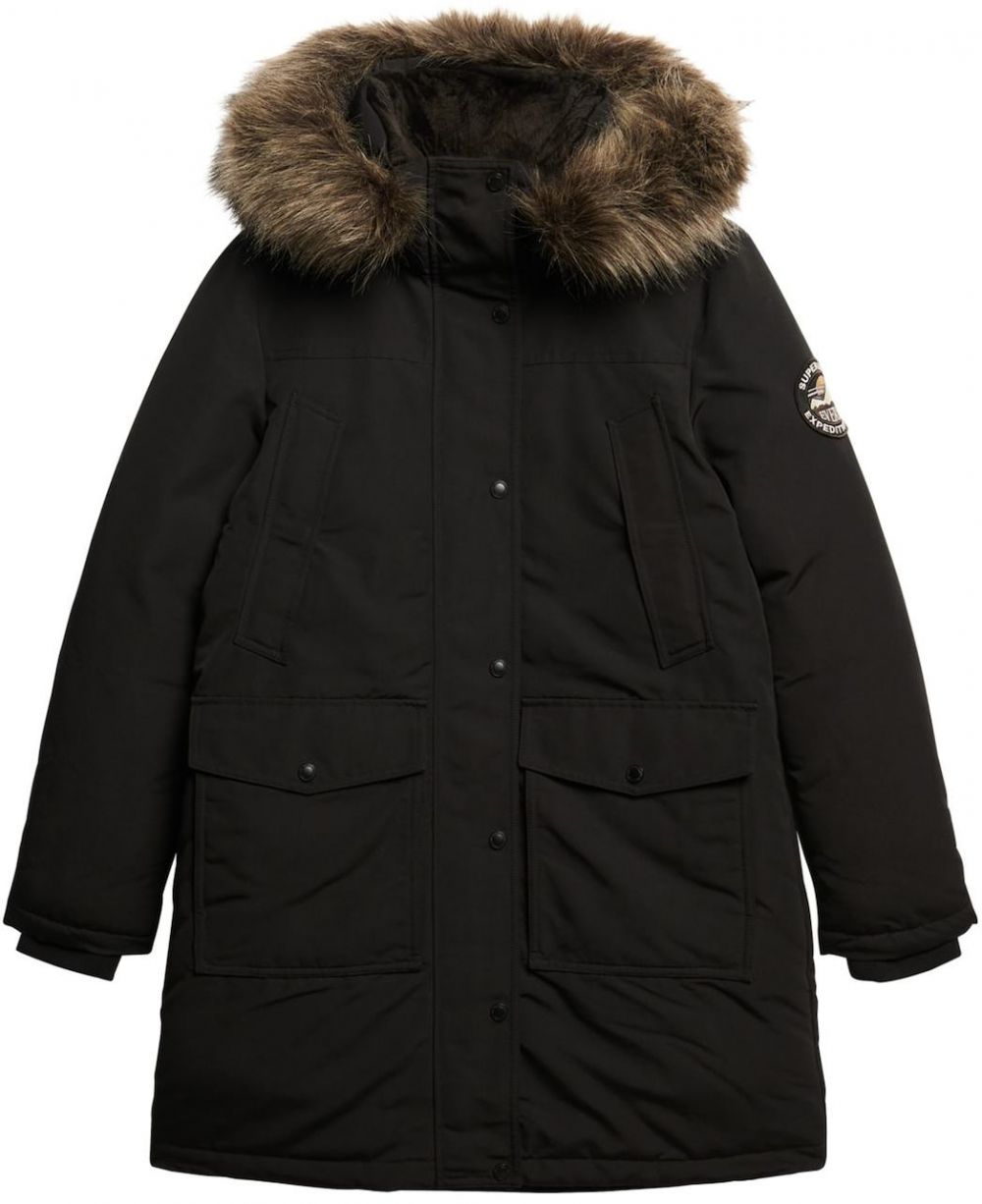 Superdry Zimná parka 'Everest'  čierna