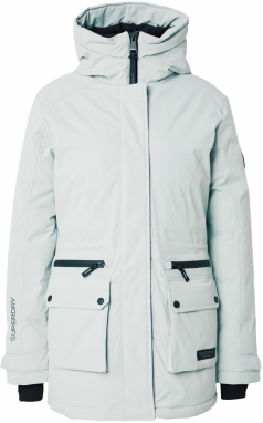 Superdry Zimná parka 'City'  svetlomodrá / svetlosivá
