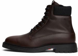 TOMMY HILFIGER Šnurovacie čižmy  hnedá