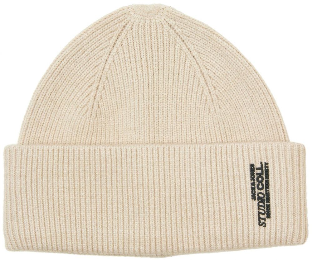 JACK & JONES Čiapky 'JACCOLL'  nebielená / čierna