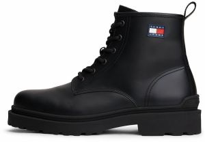 Tommy Jeans Šnurovacie čižmy  čierna