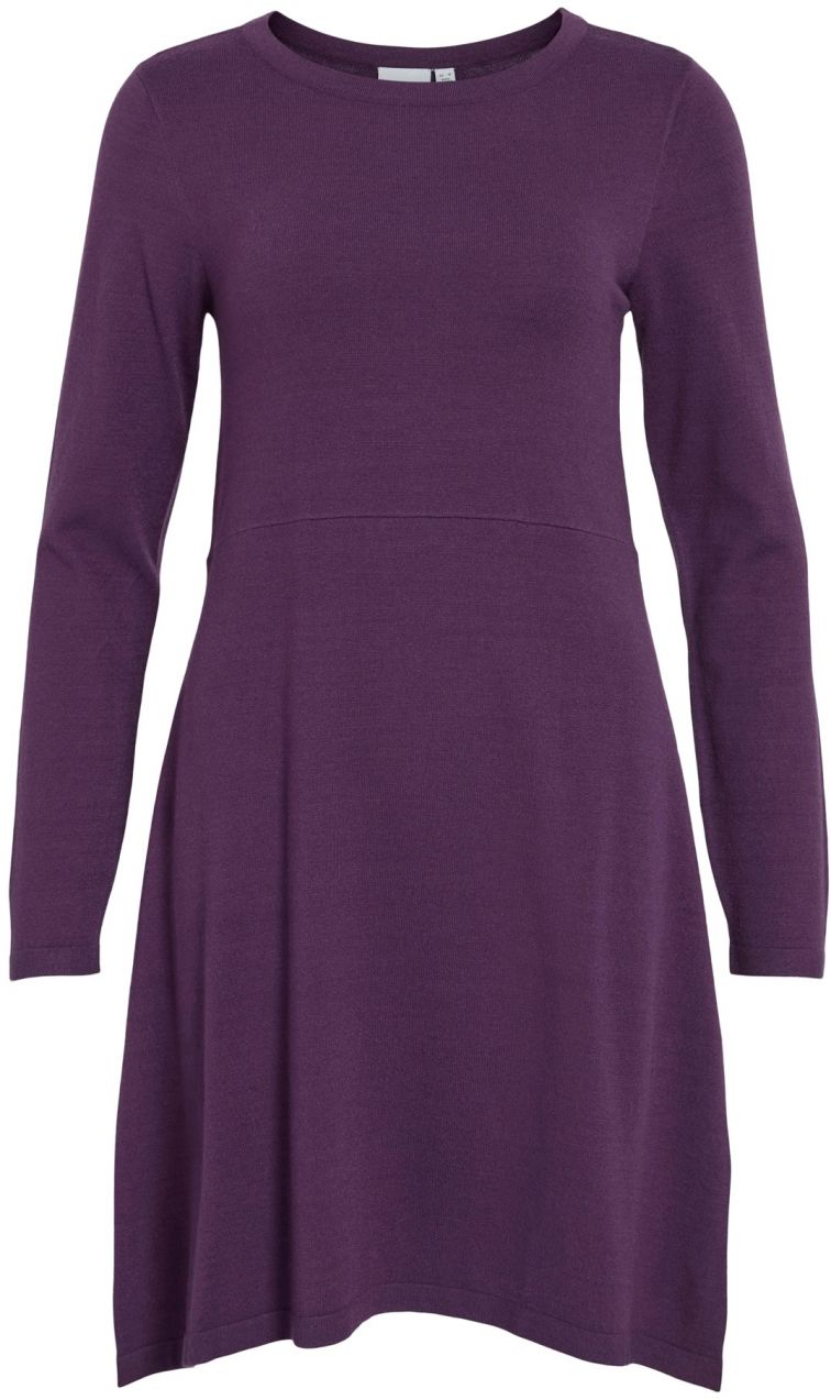 VILA Pletené šaty 'HELLIE'  baklažánová