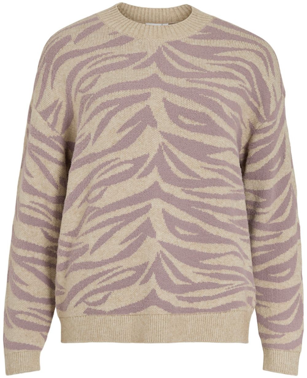 VILA Sveter 'FEAMA'  béžová / svetlofialová