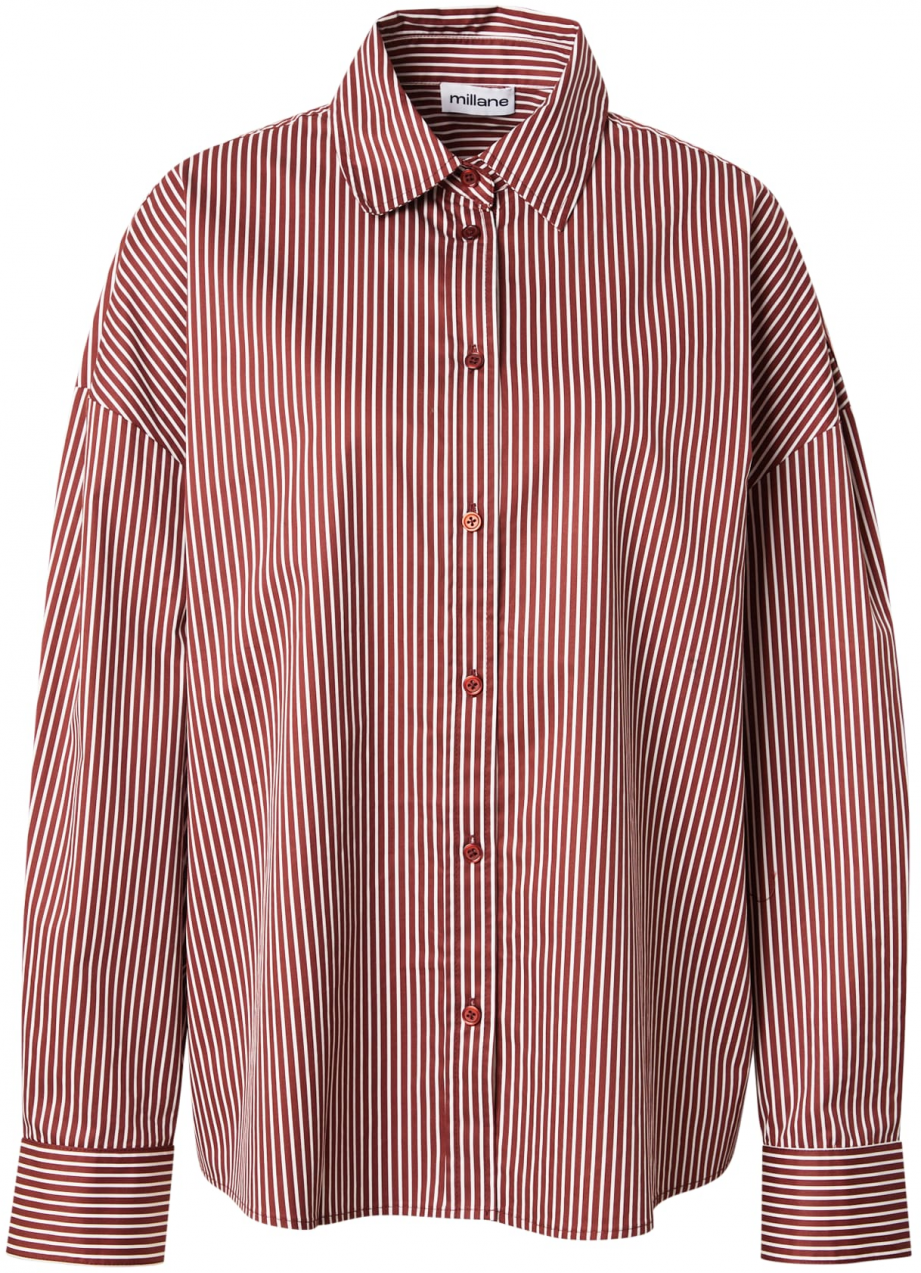 millane Tunika 'Oversized Striped Blouse'  červená
