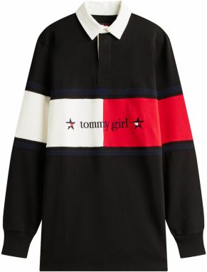 Tommy Jeans Šaty  námornícka modrá / červená / čierna / biela