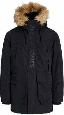 JACK & JONES Zimná parka 'JJCAMP'  čierna
