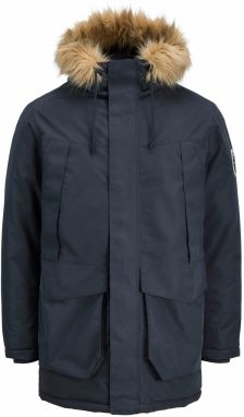 JACK & JONES Zimná parka 'JJCAMP'  námornícka modrá