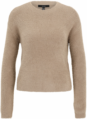 Vero Moda Petite Sveter 'VMPUFF'  tmavobéžová