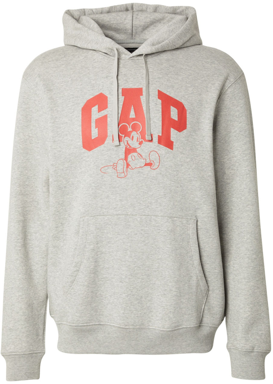 GAP Mikina 'DISNEY x GAP'  svetlosivá / mandarínková