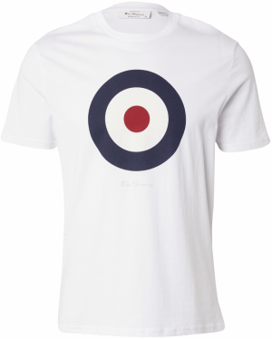 Ben Sherman Tričko 'Signature Target'  námornícka modrá / čerešňová / biela / šedobiela