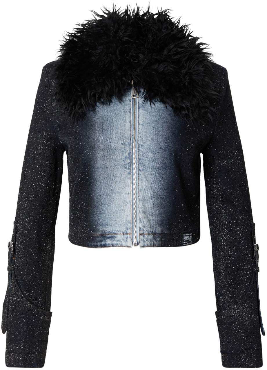 Versace Jeans Couture Prechodná bunda  námornícka modrá / modrá denim