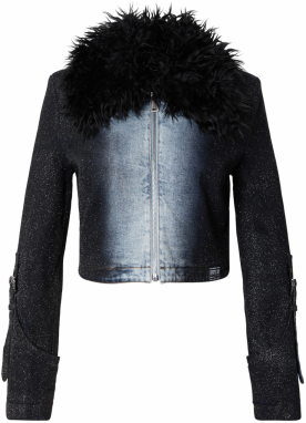 Versace Jeans Couture Prechodná bunda  námornícka modrá / modrá denim