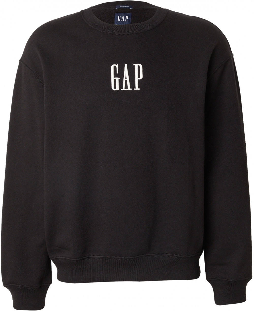 GAP Mikina  čierna / biela
