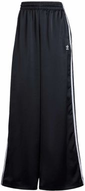 ADIDAS ORIGINALS Nohavice 'Adicolor Satin Wide Leg Track'  čierna / biela