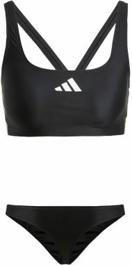 ADIDAS PERFORMANCE Športové bikiny '3-Stripes V-Back'  čierna / biela