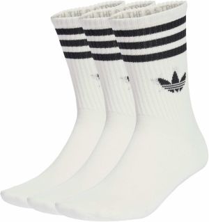 ADIDAS ORIGINALS Ponožky '3-Stripes Crew 3 Pairs'  čierna / biela