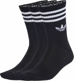 ADIDAS ORIGINALS Ponožky '3-Stripes Crew 3 Pairs'  čierna / biela