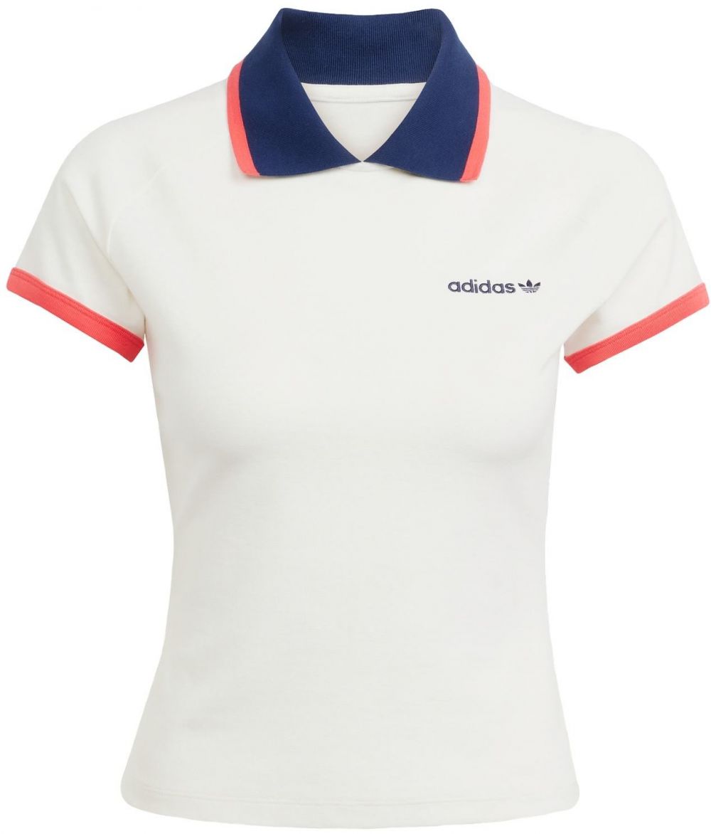 ADIDAS ORIGINALS Tričko 'Polo'  námornícka modrá / lososová / biela