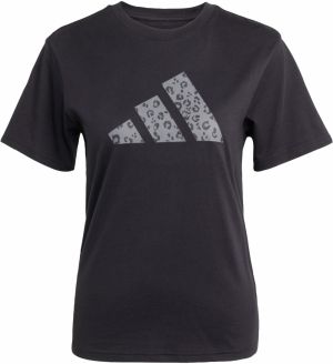 ADIDAS SPORTSWEAR Funkčné tričko 'Animal Graphic'  sivá / tmavosivá / čierna