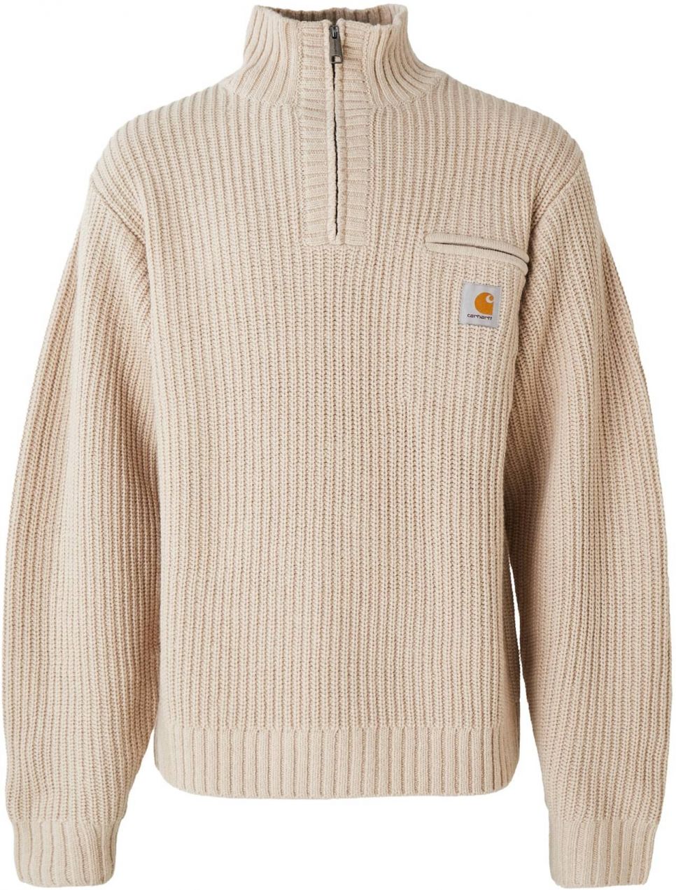 Carhartt WIP Sveter 'Detroit'  béžová / oranžová / šedobiela