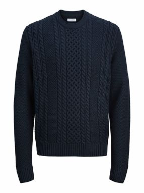 JACK & JONES Sveter 'JJPAUL'  tmavomodrá