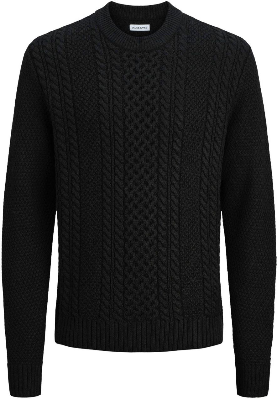 JACK & JONES Sveter 'JJPAUL'  čierna