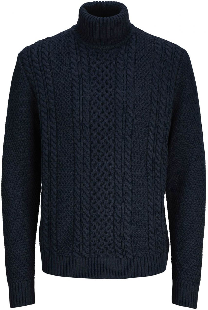 JACK & JONES Sveter 'JJPAUL'  tmavomodrá