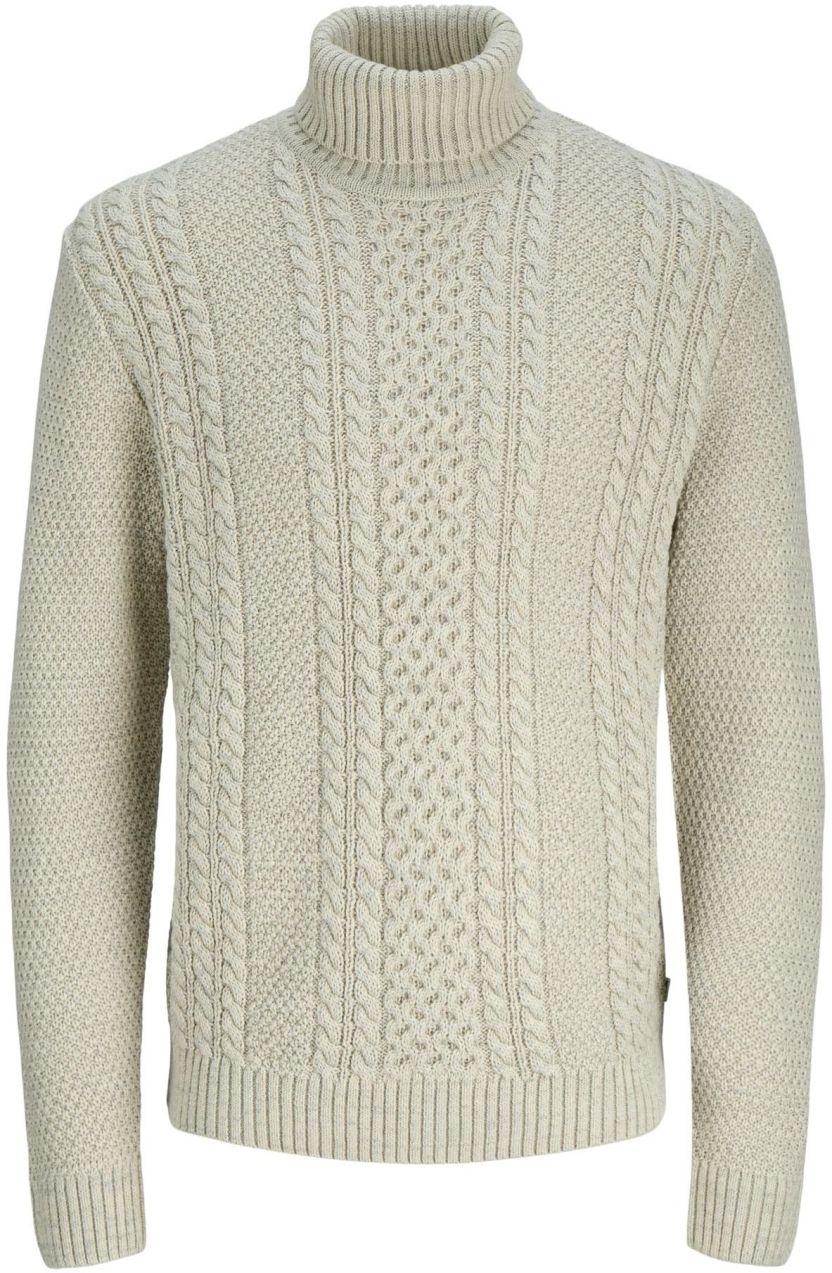 JACK & JONES Sveter 'JJPAUL'  biela ako vlna