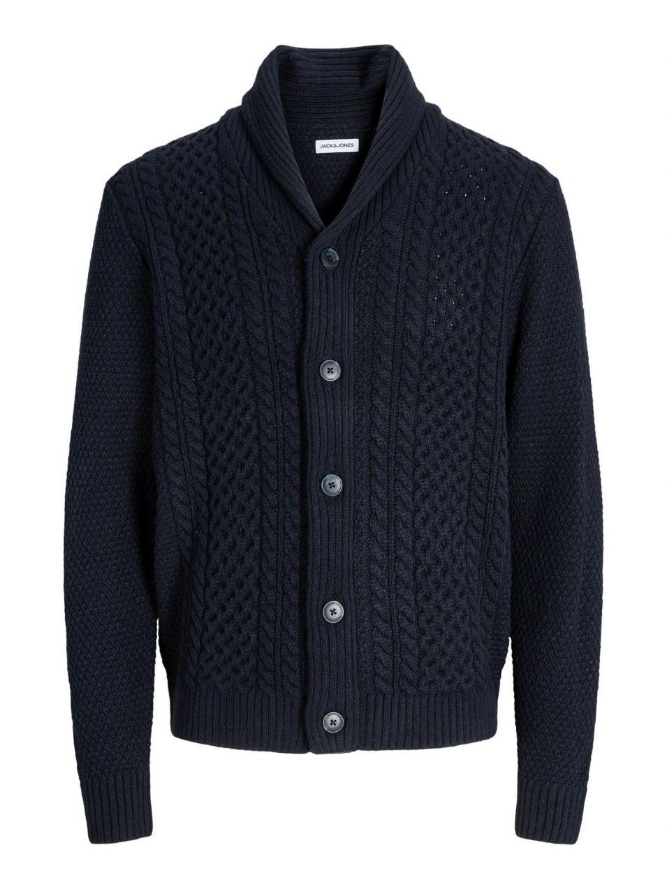 JACK & JONES Kardigán 'JJPAUL'  tmavomodrá