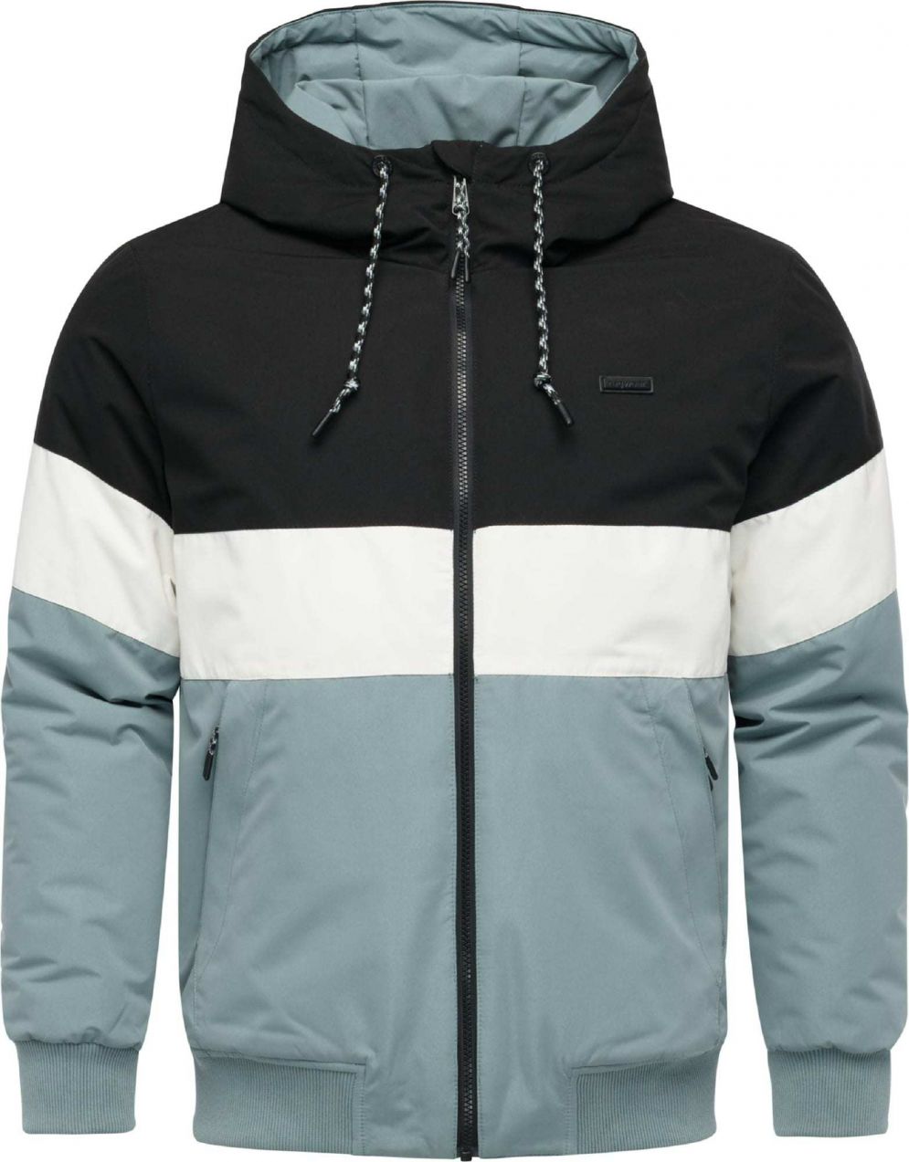 Ragwear Zimná bunda 'Jinig'  opálová / čierna / biela