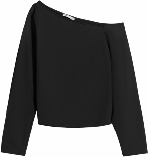Bershka Tričko  čierna