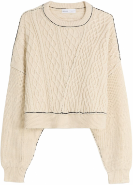 Bershka Sveter  nebielená