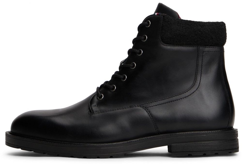 TOMMY HILFIGER Šnurovacie čižmy  čierna