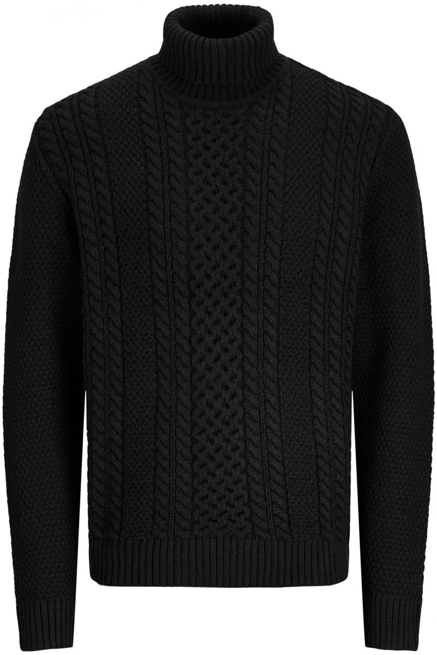 JACK & JONES Sveter 'JJPAUL'  čierna