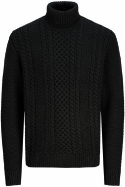 JACK & JONES Sveter 'JJPAUL'  čierna