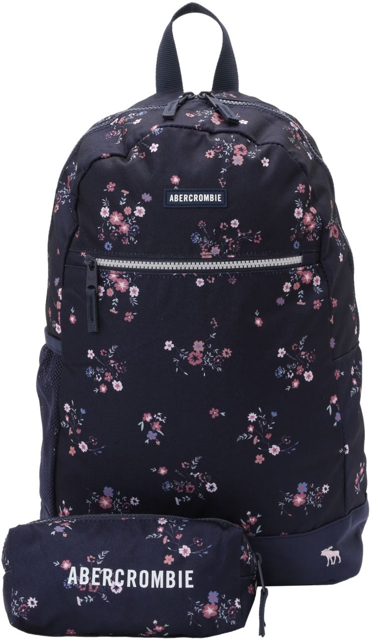Abercrombie & Fitch Batoh  modrá / antracitová / svetlofialová / svetloružová