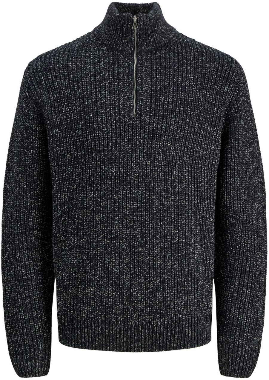 JACK & JONES Sveter 'JORBLEECKER'  tmavomodrá