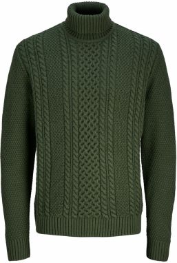 JACK & JONES Sveter 'JJPAUL'  olivová