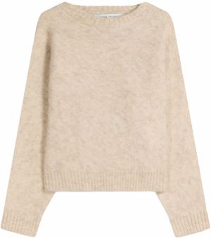 Bershka Sveter  béžová melírovaná